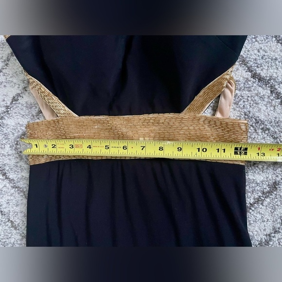 Mac Duggal Black and Gold Formal Gown - Picture 7 of 12